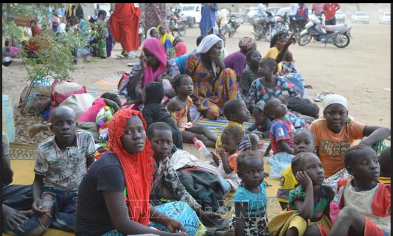 Người tị nạn tại N'Djamena, Cộng hòa Chad. Ảnh: AFP/TTXVN