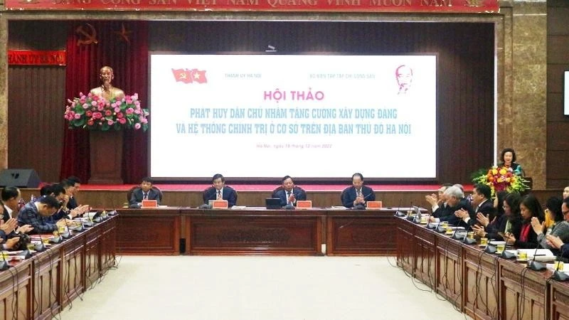 Quang cảnh hội thảo. Ảnh: Báo Nhân Dân