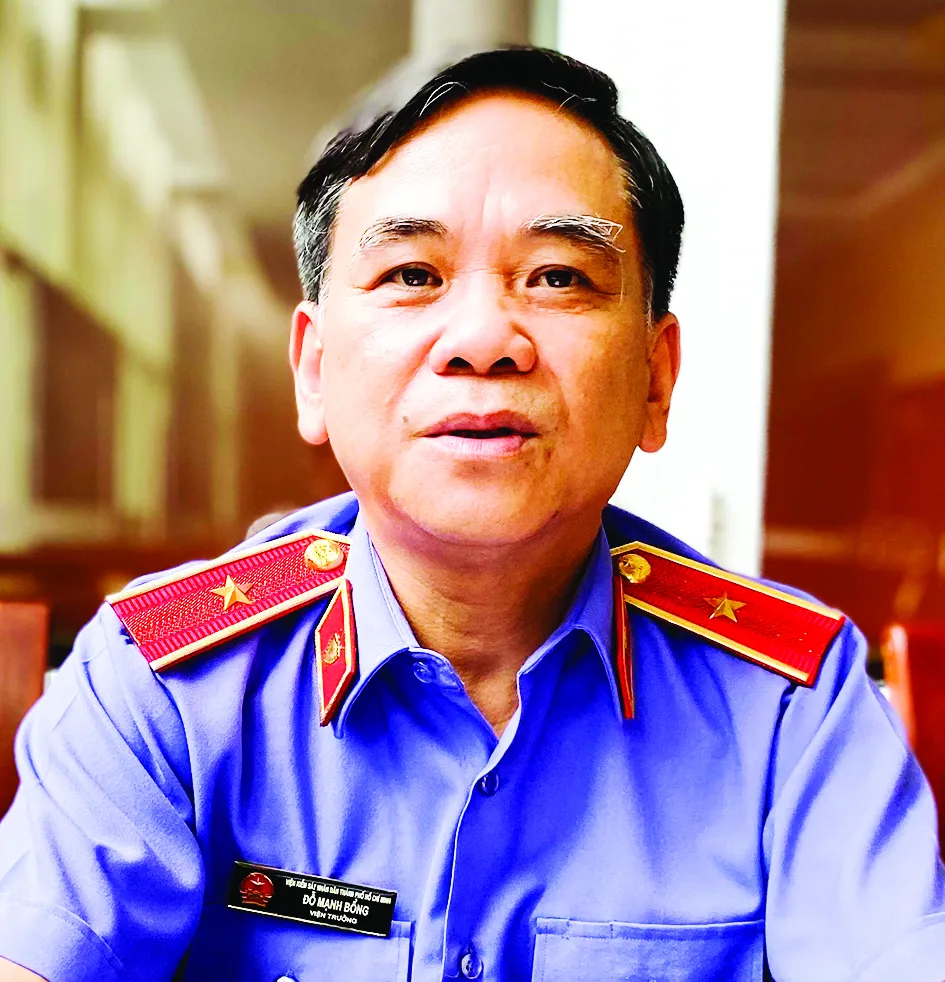 Viện trưởng Viện KSND TPHCM Đỗ Mạnh Bổng Viện trưởng Viện KSND TPHCM Đỗ Mạnh Bổng