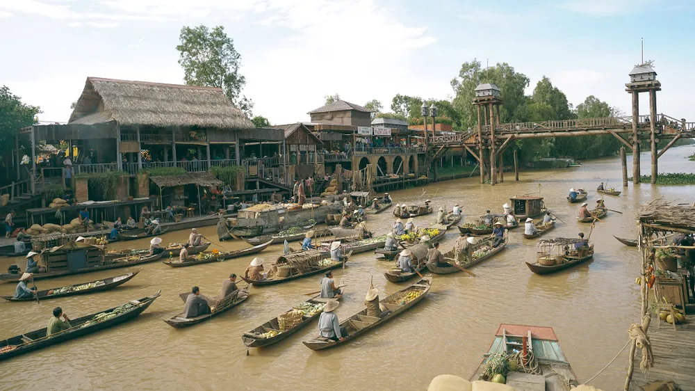 Bối cảnh được đầu tư hoành tráng trong &quot;Đất rừng phương Nam&quot;. Ảnh: ĐPCC