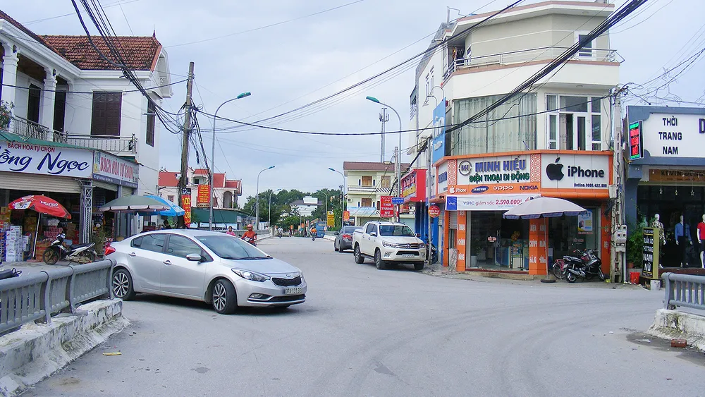 Xã Đô Thành (huyện Yên Thành, Nghệ An) giàu lên nhờ có nhiều người đi xuất khẩu lao động. Ảnh: DUY CƯỜNG