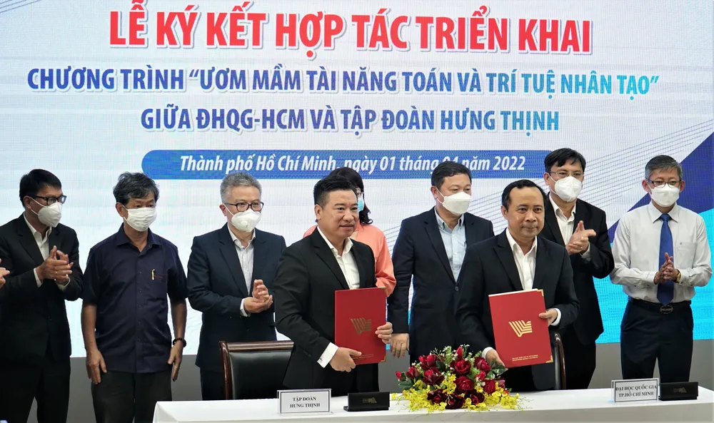 ĐH Quốc gia TPHCM hợp tác doanh nghiệp triển khai chương trình “Ươm mầm tài năng Toán và Trí tuệ nhân tạo” ĐH Quốc gia TPHCM hợp tác doanh nghiệp triển khai chương trình “Ươm mầm tài năng Toán và Trí tuệ nhân tạo”