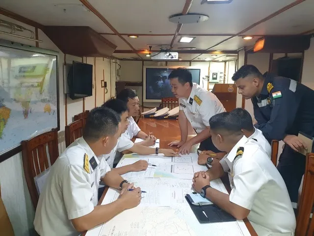 Thống nhất kế hoạch luyện tập chung với Hải quân Ấn Độ Thống nhất kế hoạch luyện tập chung với Hải quân Ấn Độ