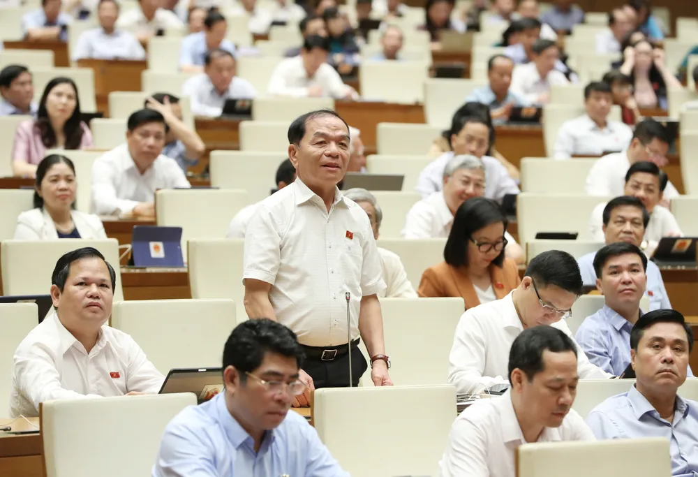 Đại biểu Lê Thanh Vân (Cà Mau). Ảnh: QUANG PHÚC Đại biểu Lê Thanh Vân (Cà Mau). Ảnh: QUANG PHÚC