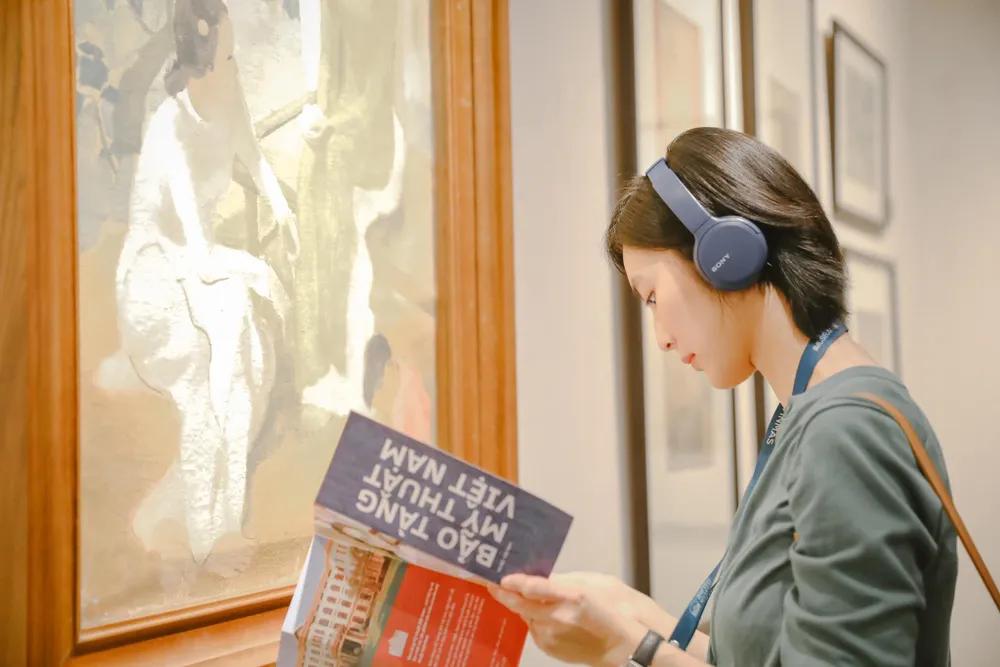 Ứng dụng công nghệ số tại Bảo tàng Mỹ thuật Việt Nam đã góp phần thu hút đông đảo khách tham quan