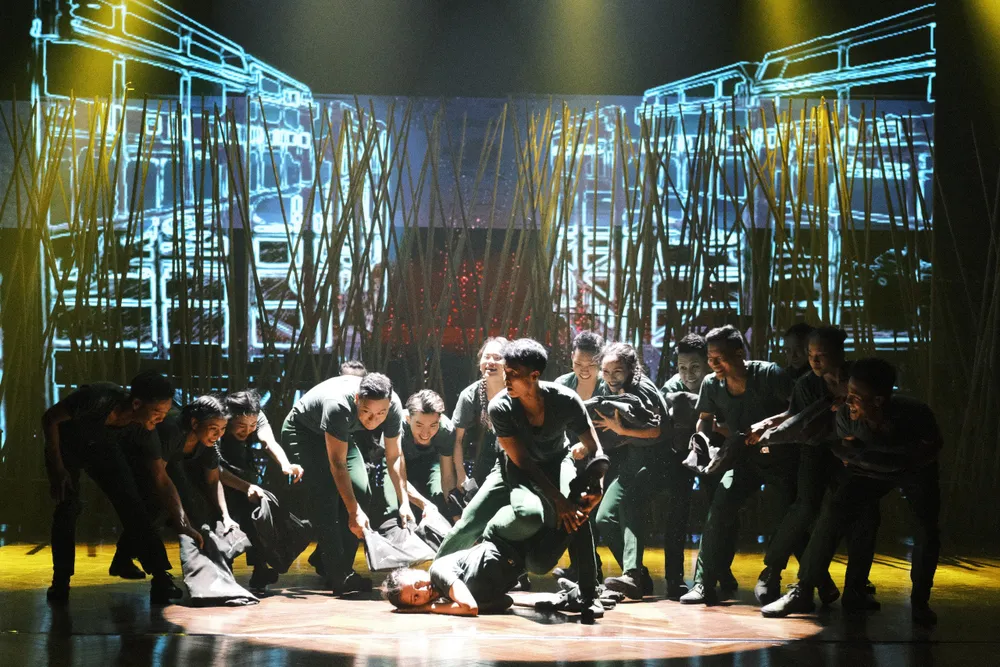 Tiết mục tham gia hội diễn của Đoàn văn công quân khu 7. Ảnh: Đoàn Nghệ thuật Quân khu 7