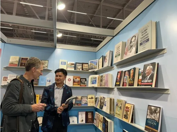 Gian hàng của TPHCM tại Hội sách Frankfurt