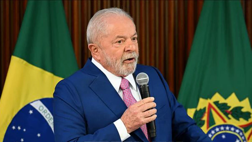 Tổng thống Brazil Luiz Inácio Lula da Silva. Ảnh: AFP/TTXVN