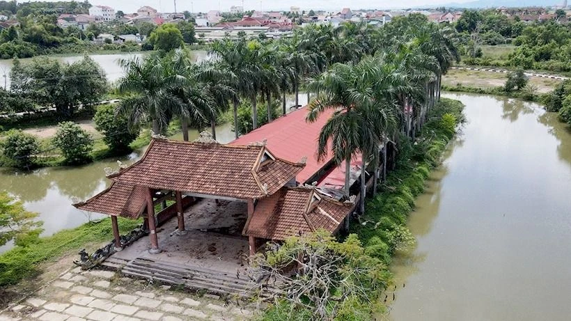 Khu du lịch sinh thái Bình Mỹ - Sông Nghèn đã đóng cửa, ngừng hoạt động từ lâu. Ảnh: Báo Hà Tĩnh