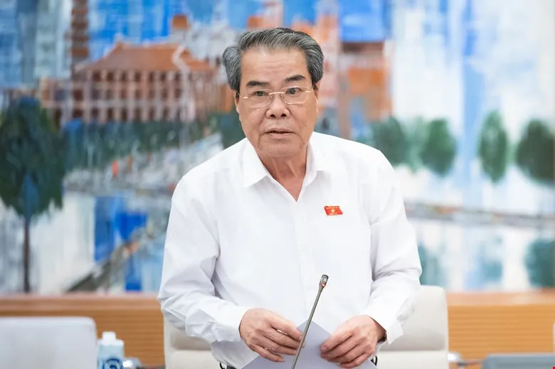 Trưởng Ban Dân nguyện Dương Thanh Bình báo cáo kết quả giám sát việc giải quyết, trả lời kiến nghị của cử tri binh-7-8516.jpg