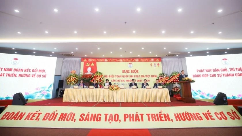 Ngày 14-1, Hội Luật gia Việt Nam đã tổ chức trọng thể Đại hội đại biểu toàn quốc Hội Luật gia Việt Nam lần thứ XIV