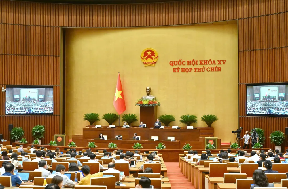 Quốc hội sáng 22-5. Ảnh: VIẾT CHUNG 2-4694-9624.jpg
