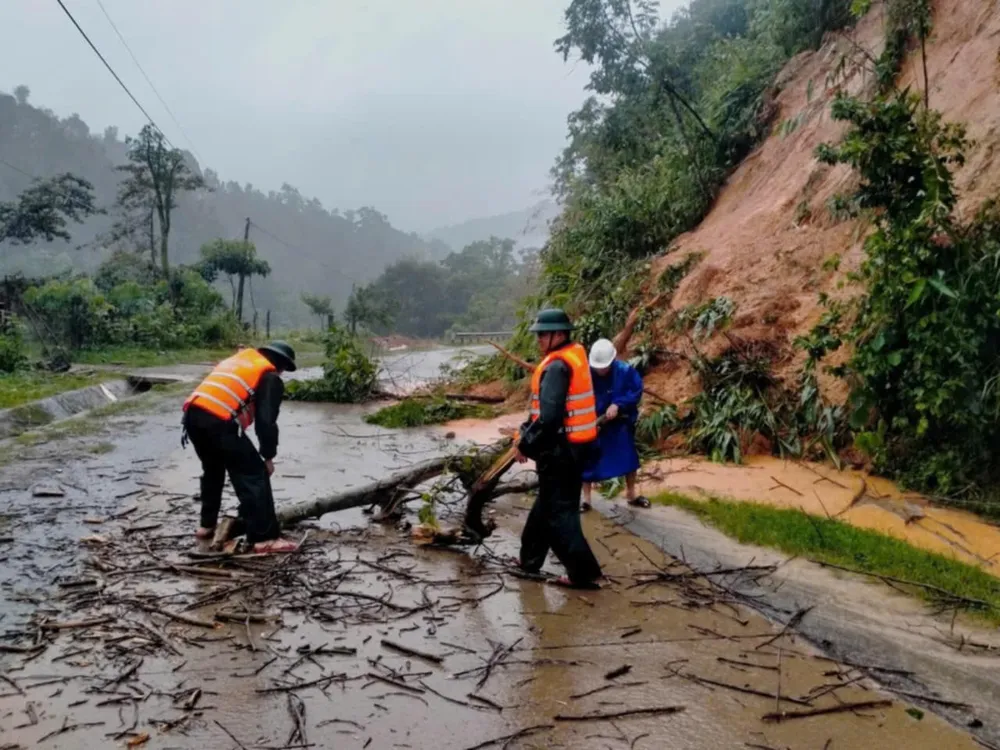 Đồn Biên phòng Hướng Phùng thu dọn cây cối đổ gãy xuống đường Hồ Chí Minh tại Km30 thuộc xã Hướng Phùng 2494eba9-0b8b-4204-9cc4-991fe2c4325f.jpg