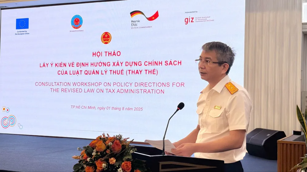 Cục trưởng Cục Thuế Mai Xuân Thành phát biểu tại hội thảo 7c5416a2d27a5b24026b.jpg