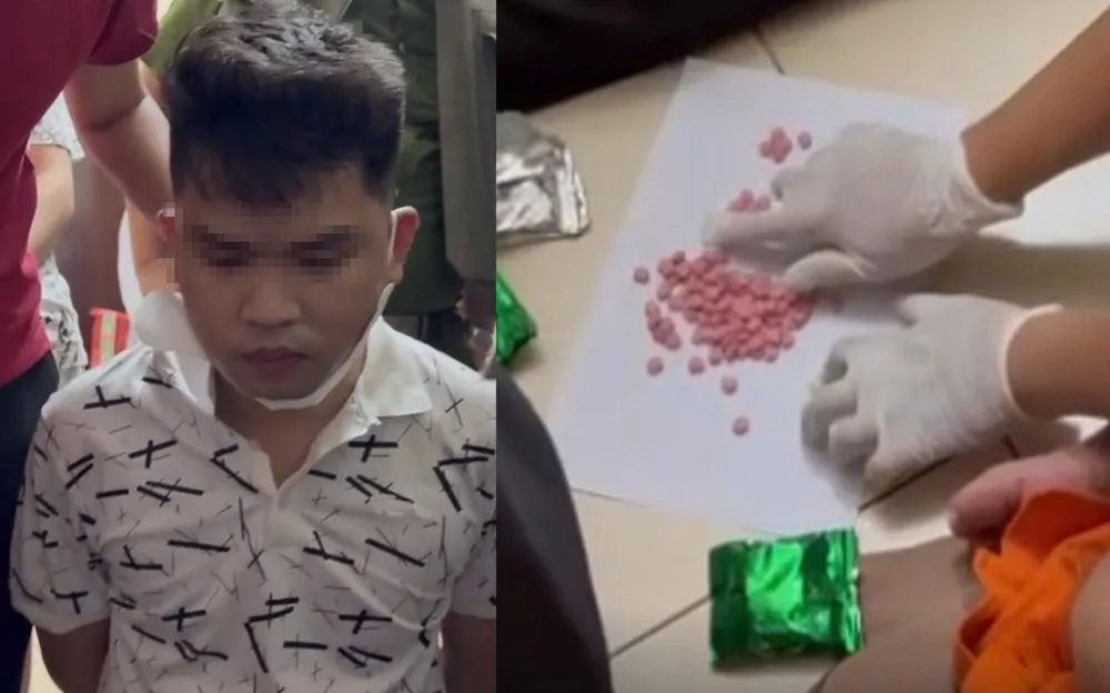 Đối tượng Nguyễn Nhật H. - “mắt xích” mua bán ma túy nguy hiểm. Ảnh: CACC 2.jpg