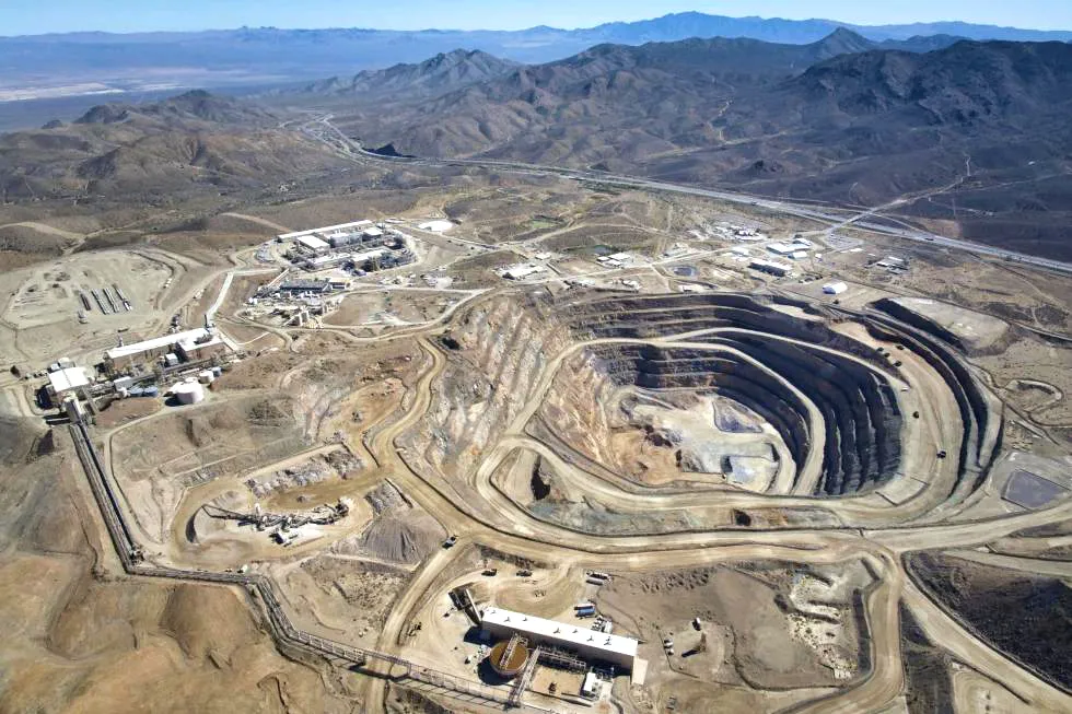 Góc nhìn từ trên không một mỏ của Công ty MP Materials ở Mountain Pass, California. Ảnh: MP Materials H8B.jpg
