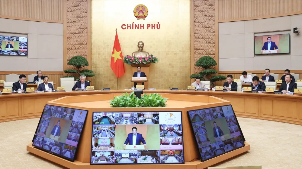 Phiên họp Chính phủ thường kỳ tháng 10 trực tuyến với các địa phương, sáng 8-11