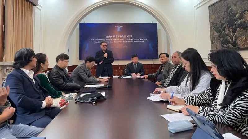 Gặp gỡ báo chí giới thiệu về Festival quốc tế Âm nhạc mới Á - Âu 2025