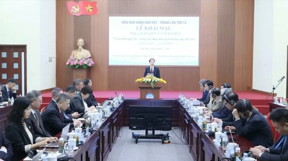 Lễ khai mạc Diễn đàn Nhân dân Việt - Trung lần thứ 13, ngày 24-11