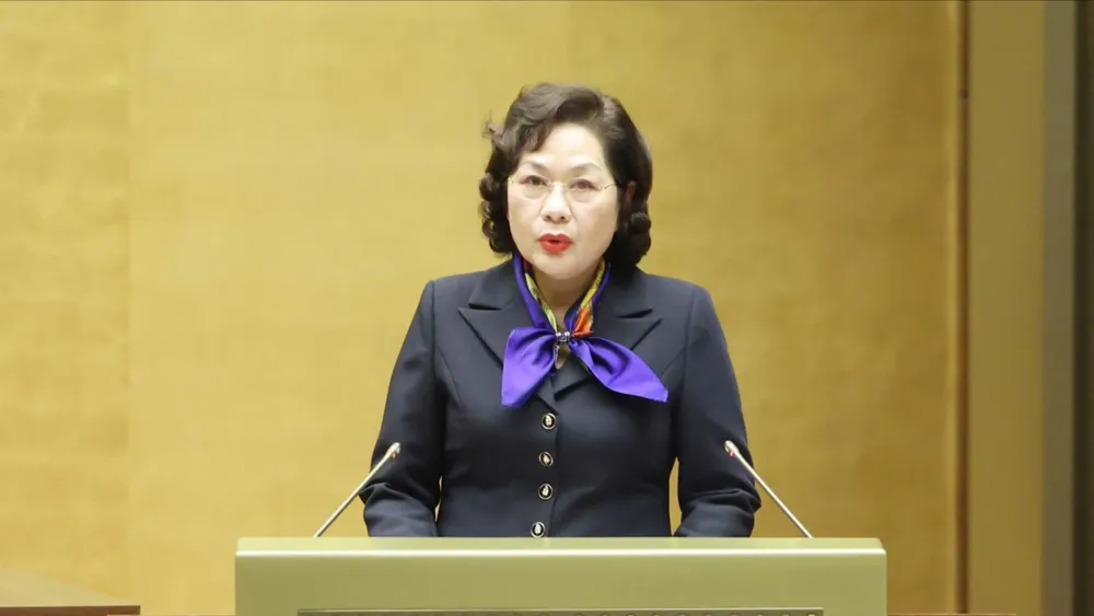 Thống đốc Ngân hàng Nhà nước Nguyễn Thị Hồng. Ảnh: QUANG PHÚC