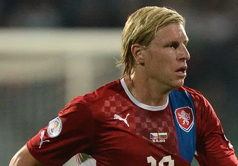 Rajtoral trong màu áo CH Séc. 
