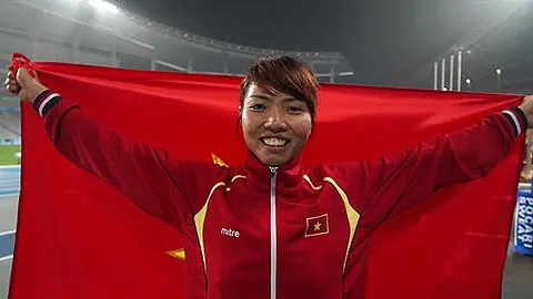 Bùi Thị Thu Thảo có HCV tại chặng 3 giải Asian Grand Prix 2017. Ảnh tư liệu
