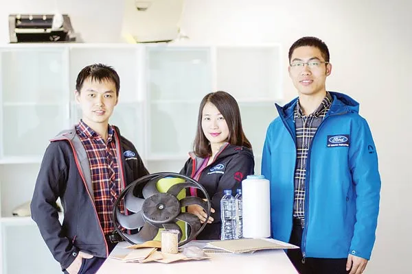 Janet Yin và nhóm nghiên cứu áp dụng vật liệu tre vào sản xuất ô tô của Ford