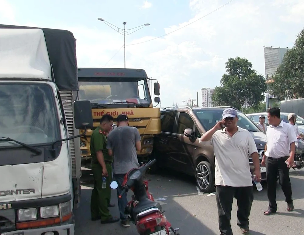 Hiện trường vụ tai nạn