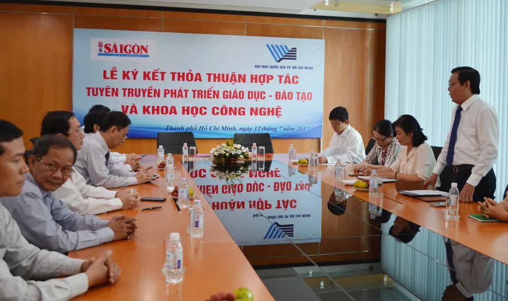 Báo SGGP và ĐH Quốc gia TPHCM hợp tác tuyên truyền phát triển giáo dục ảnh 3