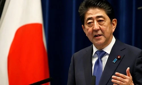 Đảng Dân chủ Tự do (LDP) của Thủ tướng Nhật Bản Shinzo Abe đang dẫn đầu cuộc thăm dò về bầu cử. Ảnh: REUTERS