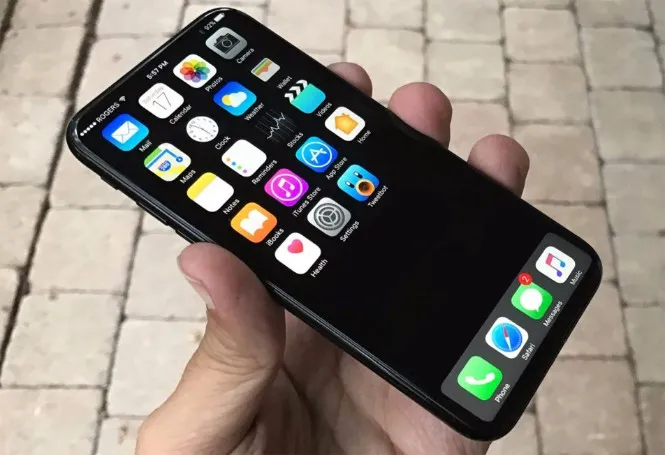 Một ý tưởng thiết kế iPhone 8 với màn hình OLED phủ gần như toàn bộ mặt trước