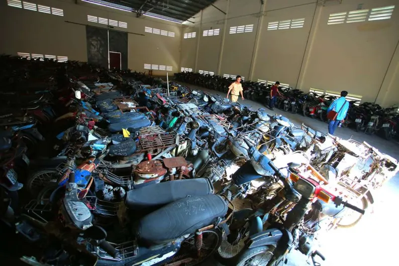 [ẢNH] Ngỡ ngàng một vạn xe máy không ai nhận ở TP.HCM chờ bán sắt vụn - ảnh 5