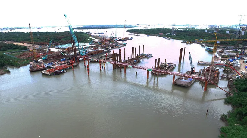 Cận cảnh đại công trường chống ngập 10.000 tỉ đồng ảnh 2 Cận cảnh đại công trường chống ngập 10.000 tỉ ở TP.HCM đang thành hình - ảnh 3