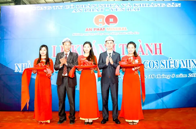 Khánh thành nhà máy sản xuất bột đá CaCO3 siêu mịn ảnh 2 Khánh thành nhà máy sản xuất bột đá CaCO3 siêu mịn ảnh 2