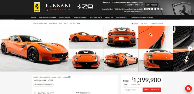 Vẻ đẹp của chiếc Ferrari F12tdf có giá bán siêu đắt đỏ trên thế giới, giá từ 31,8 tỷ Đồng - Ảnh 3. Vẻ đẹp của chiếc Ferrari F12tdf có giá bán siêu đắt đỏ trên thế giới, giá từ 31,8 tỷ Đồng - Ảnh 3.