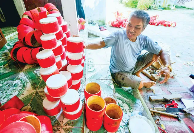 Trống bỏi mùa Trung thu ảnh 3 Trống bỏi mùa Trung thu ảnh 3