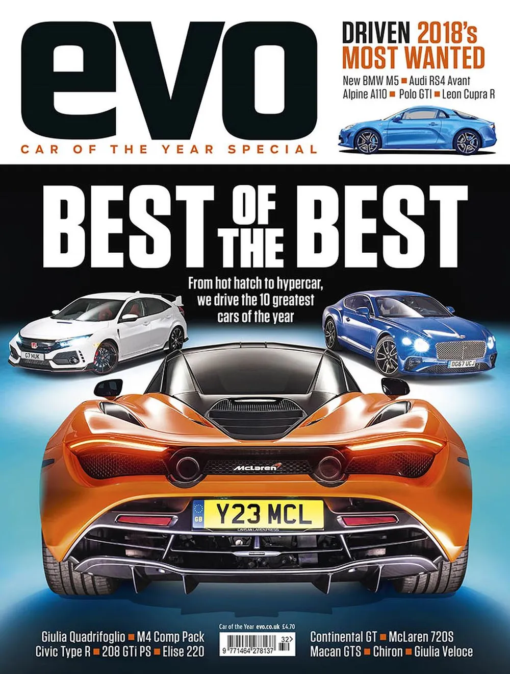 TOP 10 xe thể thao hiệu năng cao năm 2017 do EVO bình chọn ảnh 1 TOP 10 xe thể thao hiệu năng cao năm 2017 do EVO bình chọn ảnh 1