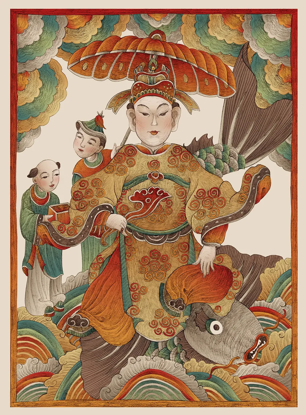 Tranh dân gian Đông Hồ - Hàng Trống trong một diện mạo khác - Ảnh 8. Tranh dân gian Đông Hồ - Hàng Trống trong một diện mạo khác - Ảnh 8.