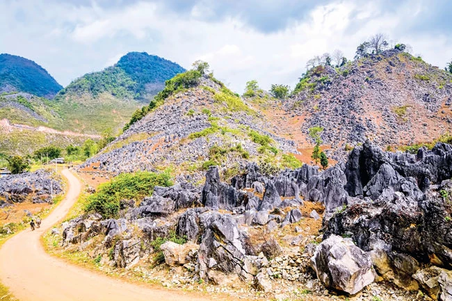 Cao nguyên đá tai mèo ở Điện Biên ảnh 2 Cao nguyên đá tai mèo ở Điện Biên ảnh 2