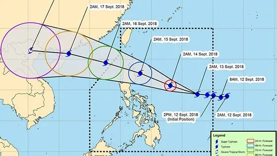 Siêu bão Florence là một trong chuỗi 9 cơn bão đang hoạt động trên thế giới ảnh 2 Siêu bão Florence là một trong chuỗi 9 cơn bão đang hoạt động trên thế giới ảnh 2