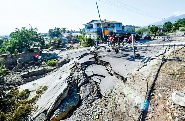 Indonesia tan hoang sau động đất - sóng thần ảnh 1 Indonesia tan hoang sau động đất - sóng thần ảnh 1