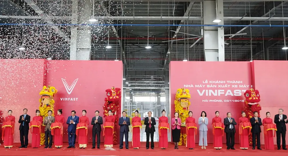 Vinfast khánh thành nhà máy sản xuất và ra mắt mẫu xe máy điện thông minh ảnh 1 Vinfast khánh thành nhà máy sản xuất và ra mắt mẫu xe máy điện thông minh ảnh 1