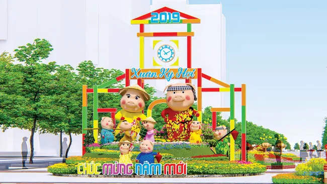 Đường Hoa Nguyễn Huệ - Khoe sắc Xuân Kỷ Hợi ảnh 1 Đường Hoa Nguyễn Huệ - Khoe sắc Xuân Kỷ Hợi ảnh 1