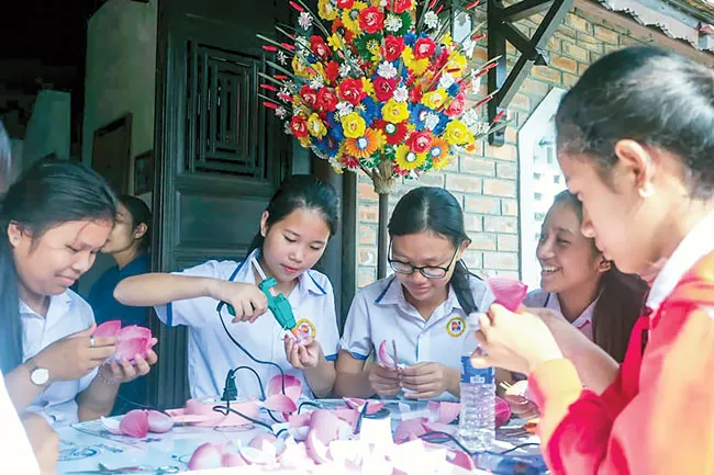 Hoa giấy Thanh Tiên góp hương xuân ảnh 3 Hoa giấy Thanh Tiên góp hương xuân ảnh 3