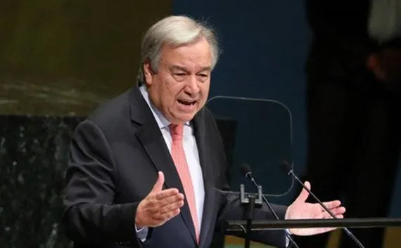 LHQ kêu gọi các bên tại Venezuela hạ nhiệt căng thẳng Tổng thư ký Liên Hợp Quốc Antonio Guterres. Ảnh: Reuters.