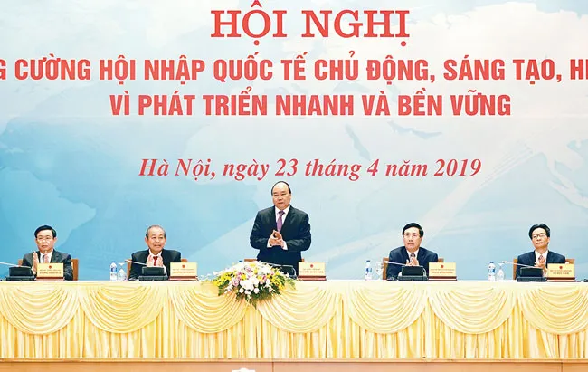 Thủ tướng Nguyễn Xuân Phúc: Doanh nghiệp và người dân là chủ thể của hội nhập quốc tế ảnh 1 Thủ tướng Nguyễn Xuân Phúc: Doanh nghiệp và người dân là chủ thể của hội nhập quốc tế ảnh 1