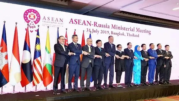 Duy trì hòa bình, ổn định tại biển Đông rất quan trọng Các đại biểu dự Hội nghị Bộ trưởng Ngoại giao ASEAN-Nga.