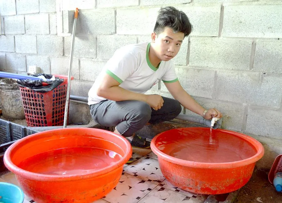 Khu dân cư 10 năm không có nước sạch ảnh 1 Khu dân cư 10 năm không có nước sạch ảnh 1