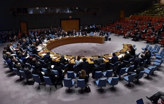 Nga làm Chủ tịch luân phiên HĐBA LHQ Toàn cảnh phiên họp HĐBA LHQ tại New York. Ảnh: TTXVN