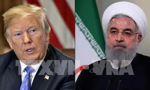 Mỹ sớm công bố thêm lệnh trừng phạt Iran  Tổng thống Mỹ Donald Trump (phải) và Tổng thống Iran Hassan Rouhani (phải). Ảnh: AFP/TTXVN